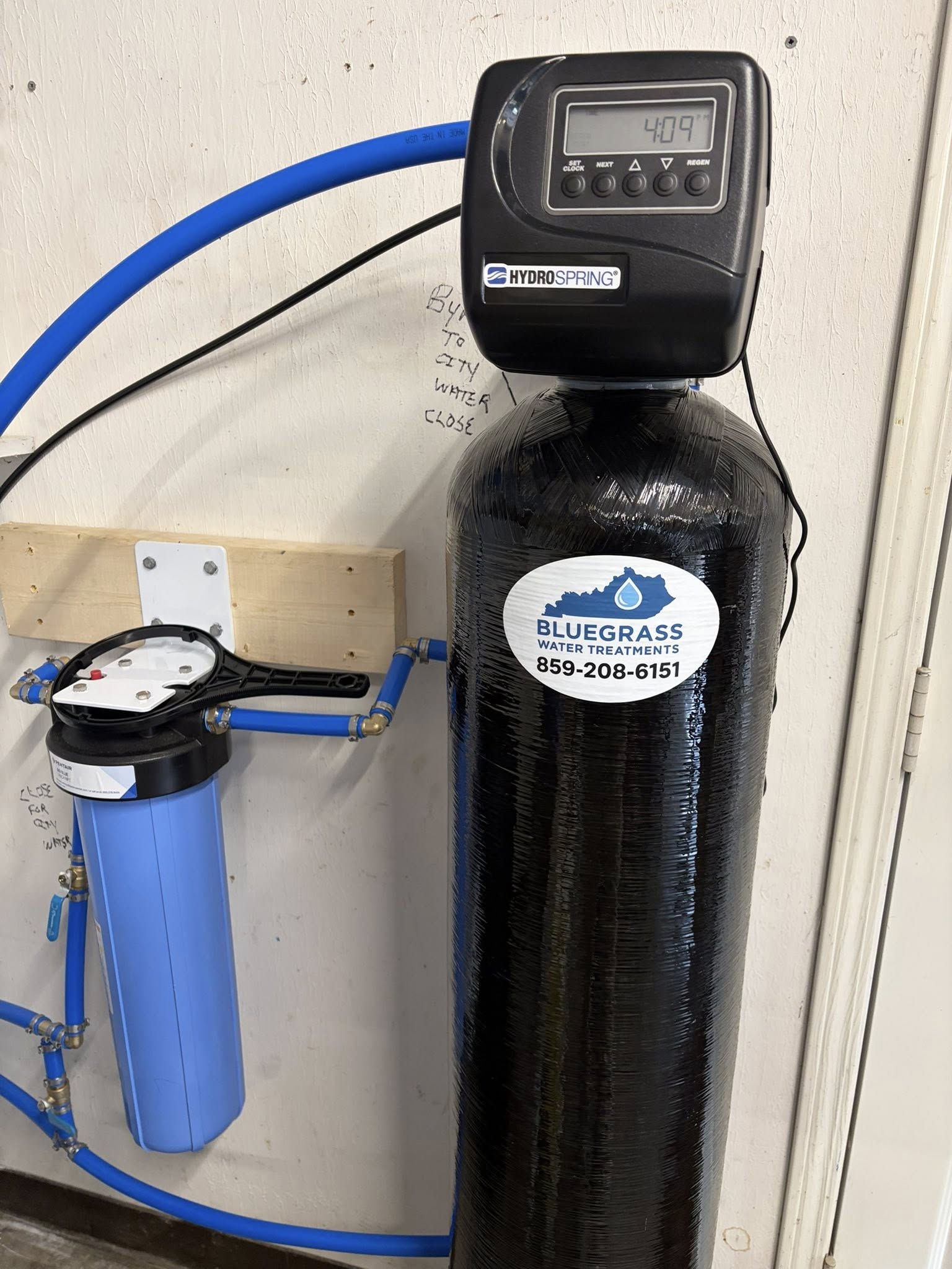 Water Softener Installation